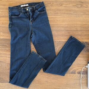 J Brand Women's High Rise Dark Indigo Jeans skinny